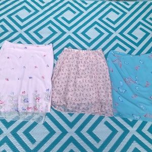 Three summer skirts
